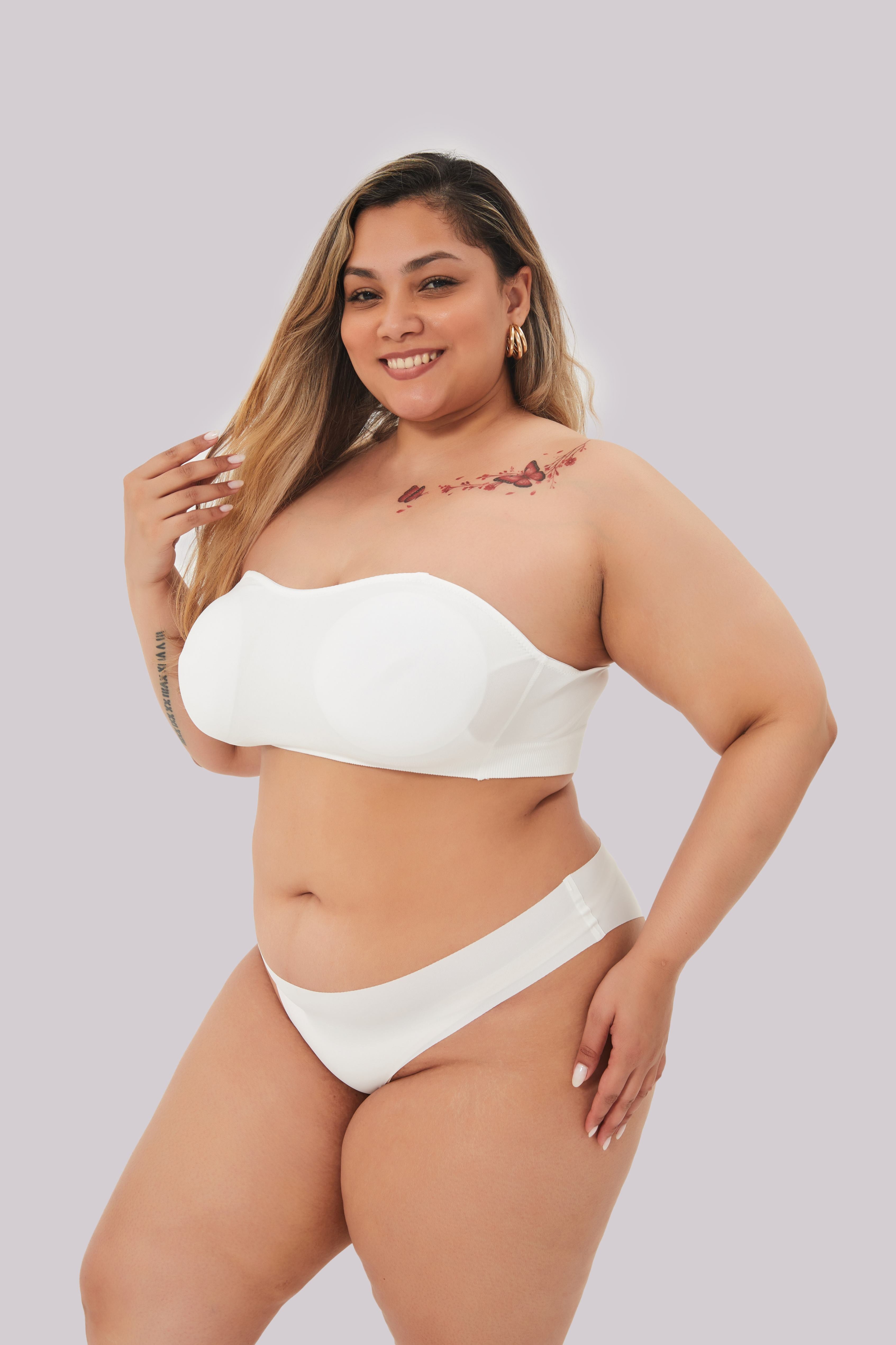 Comfit™ Celeste - Reggiseno a fascia senza spalline