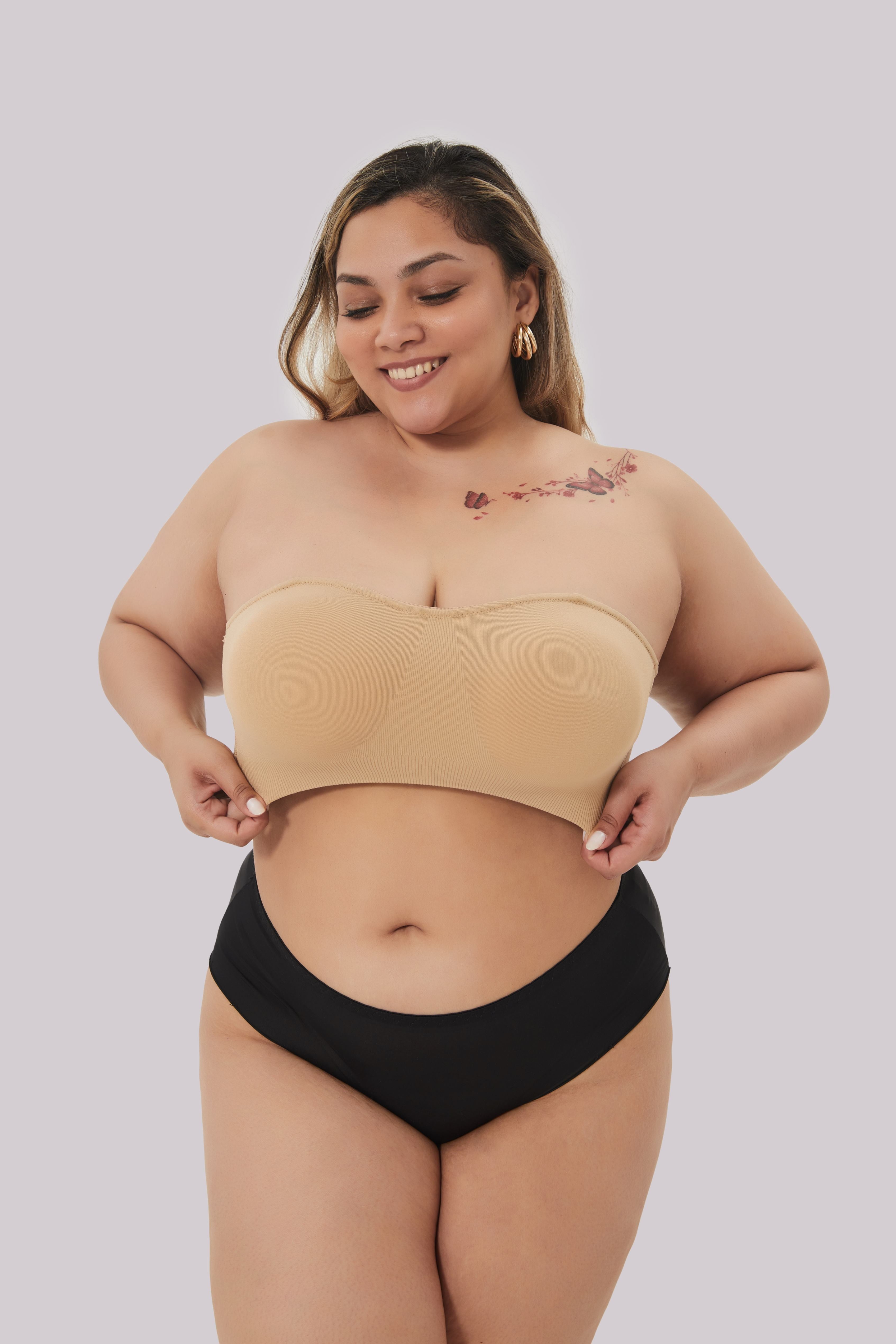 Comfit™ Celeste - Reggiseno a fascia senza spalline