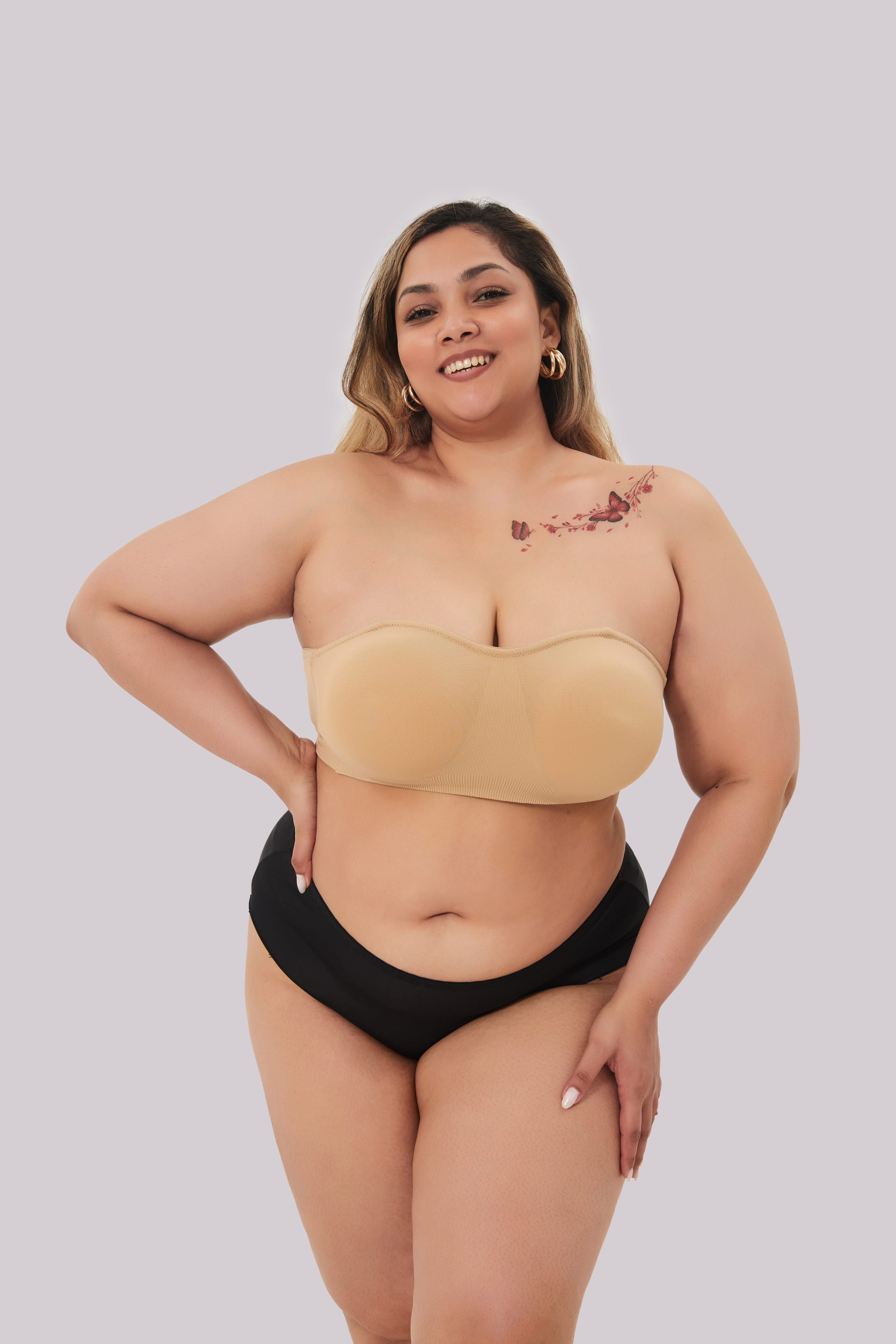 Comfit™ Celeste - Reggiseno a fascia senza spalline